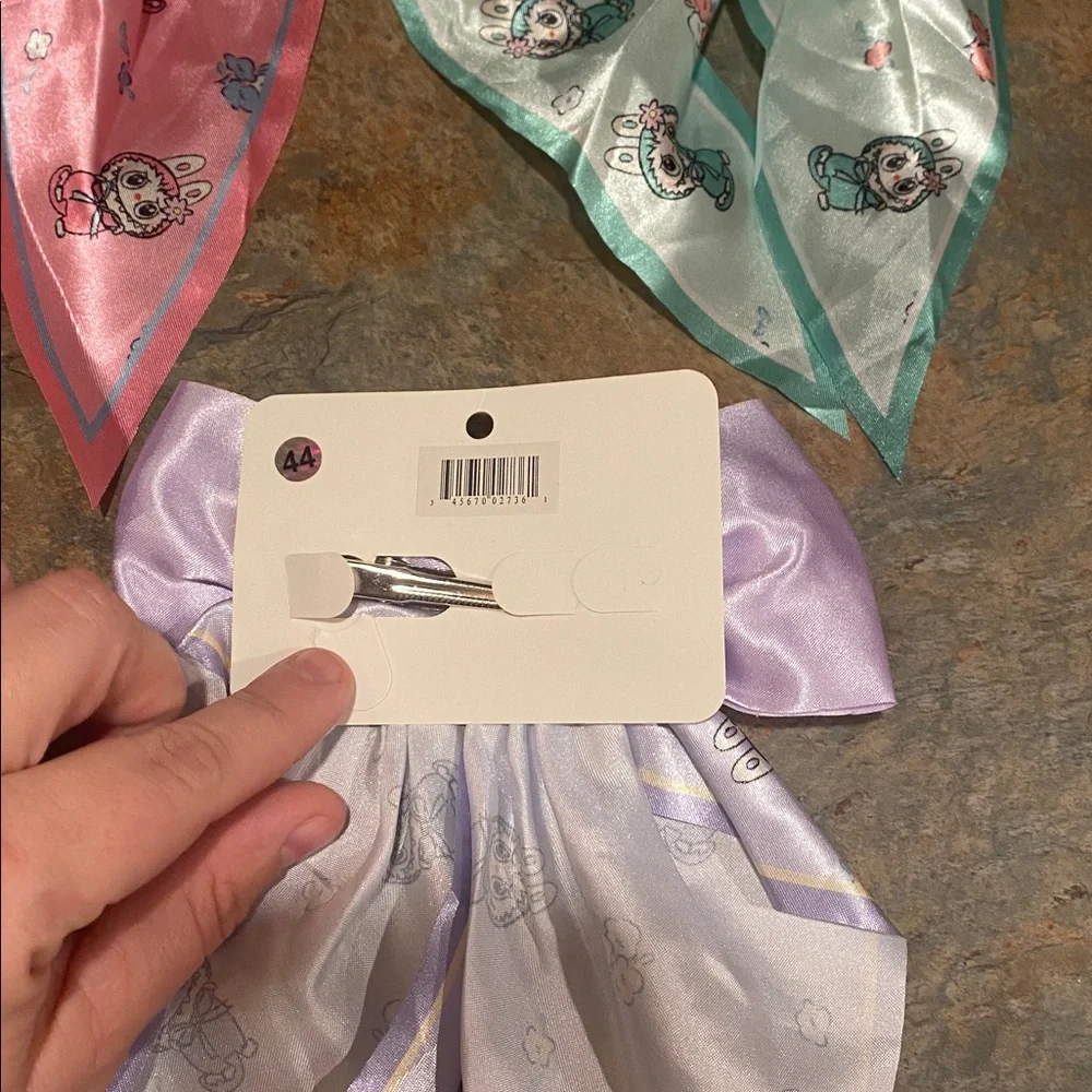 Monster Inspired Set of Three Hair Bows/Clip NWT